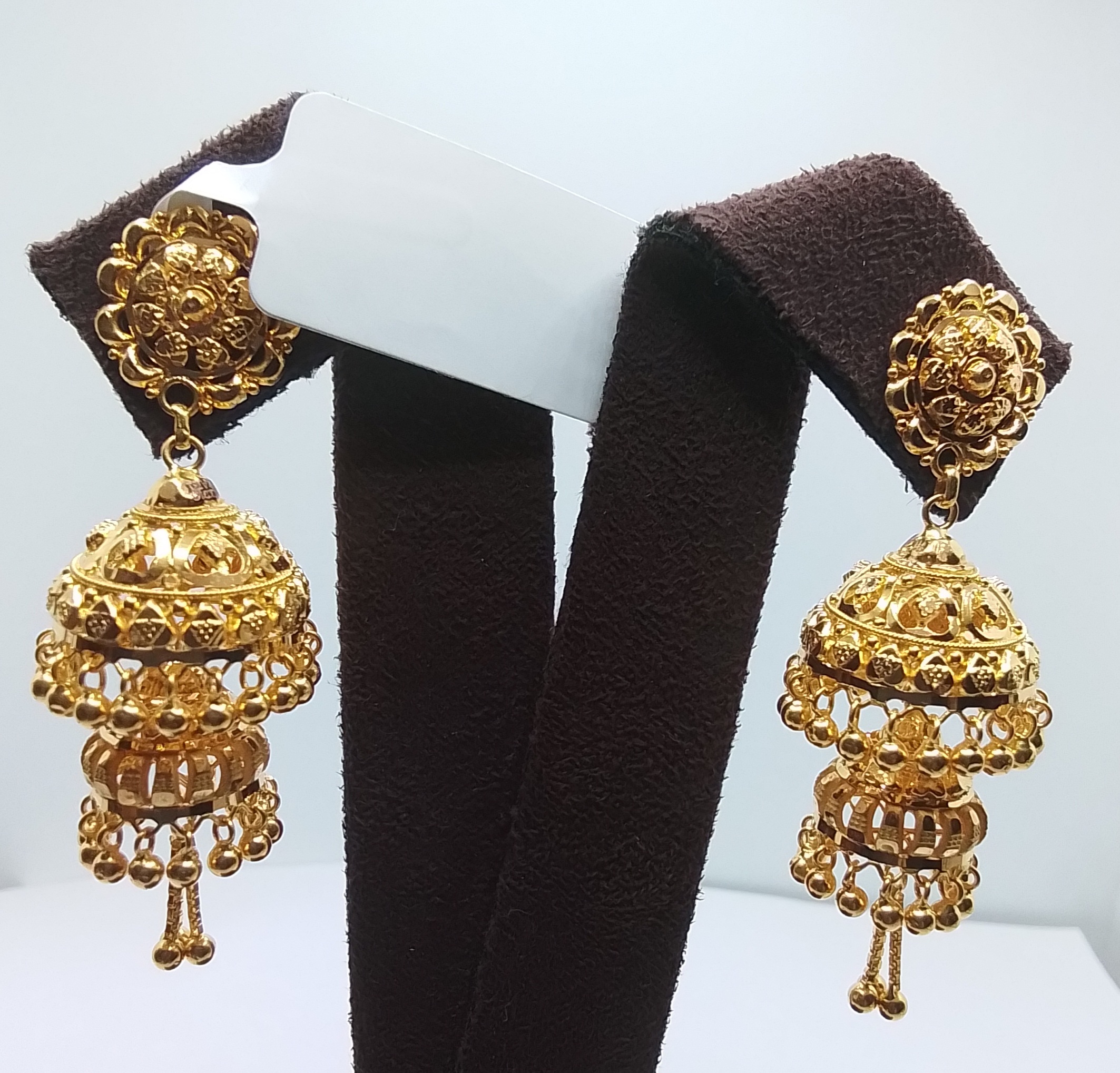 22kt Gold Earrings - Sarvada Jewellers Ranchi