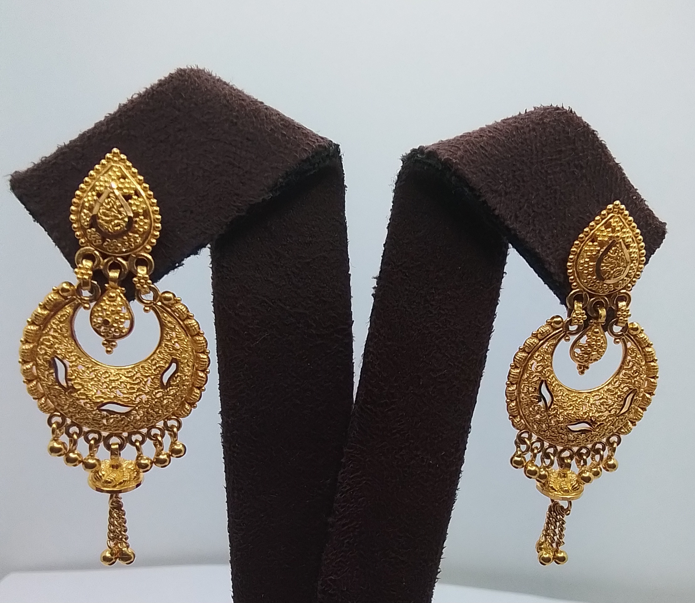 22kt Gold Earrings - Sarvada Jewellers Ranchi