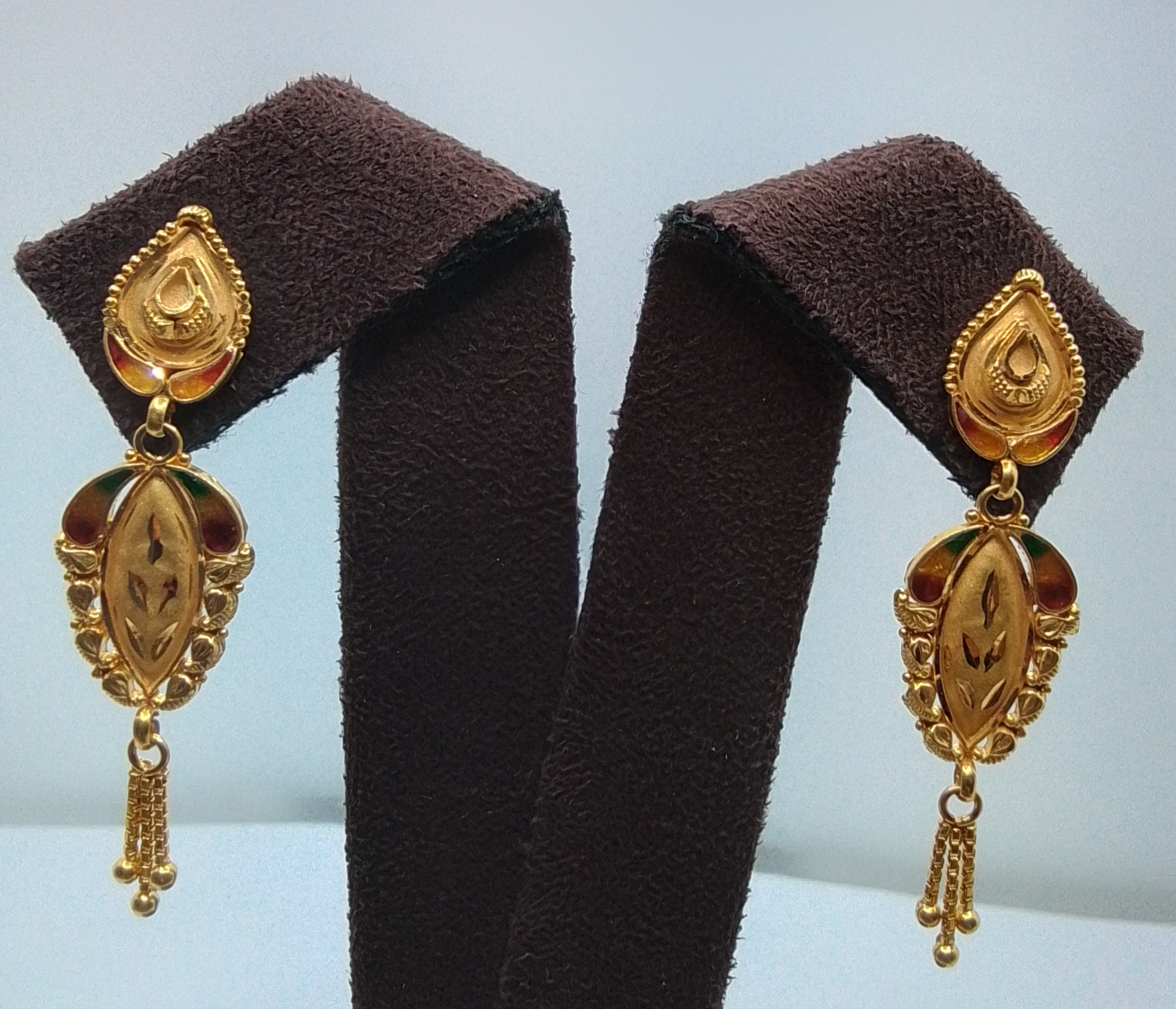 22kt Gold Earrings - Sarvada Jewellers Ranchi