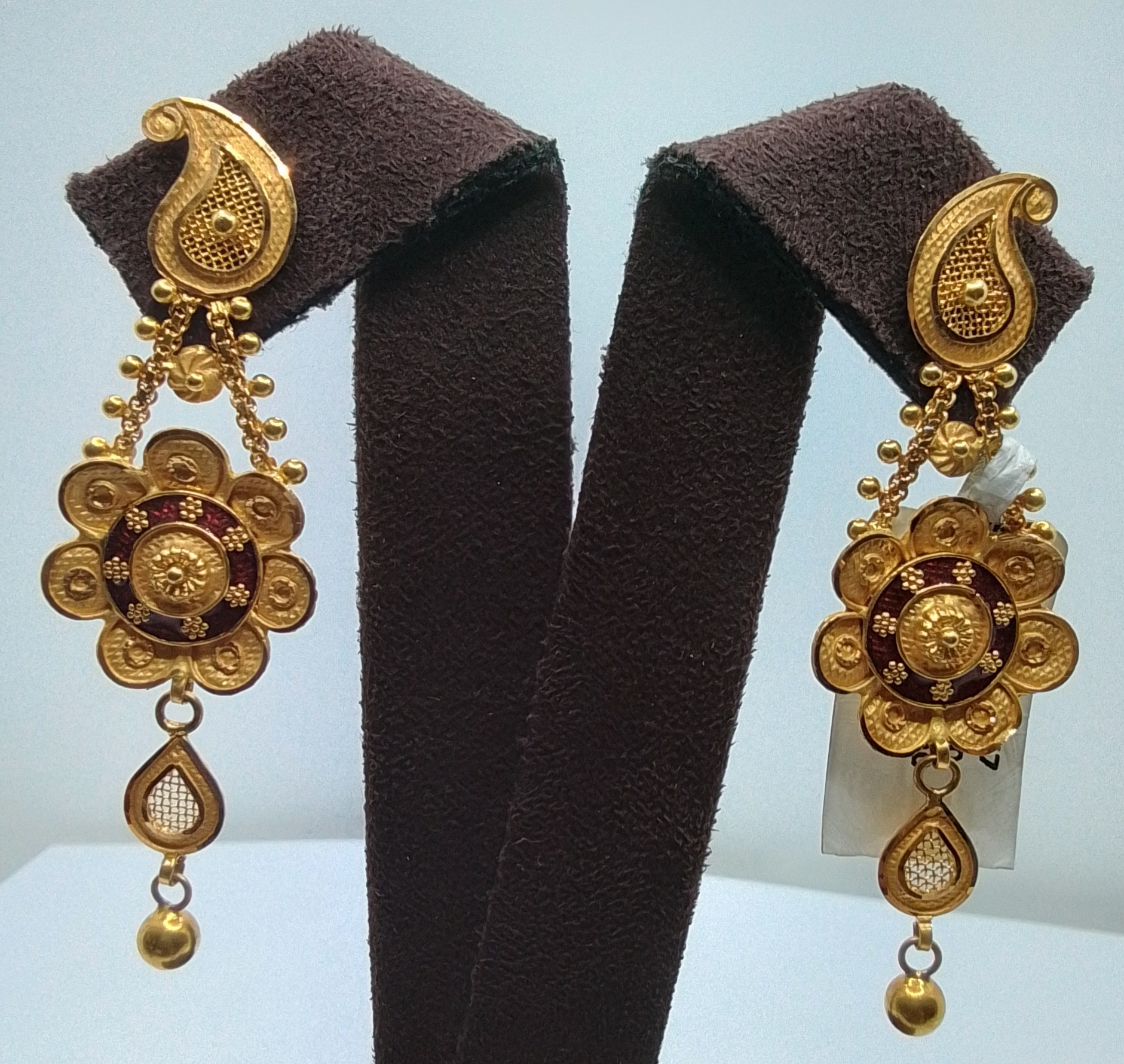 22kt Gold Earrings - Sarvada Jewellers Ranchi