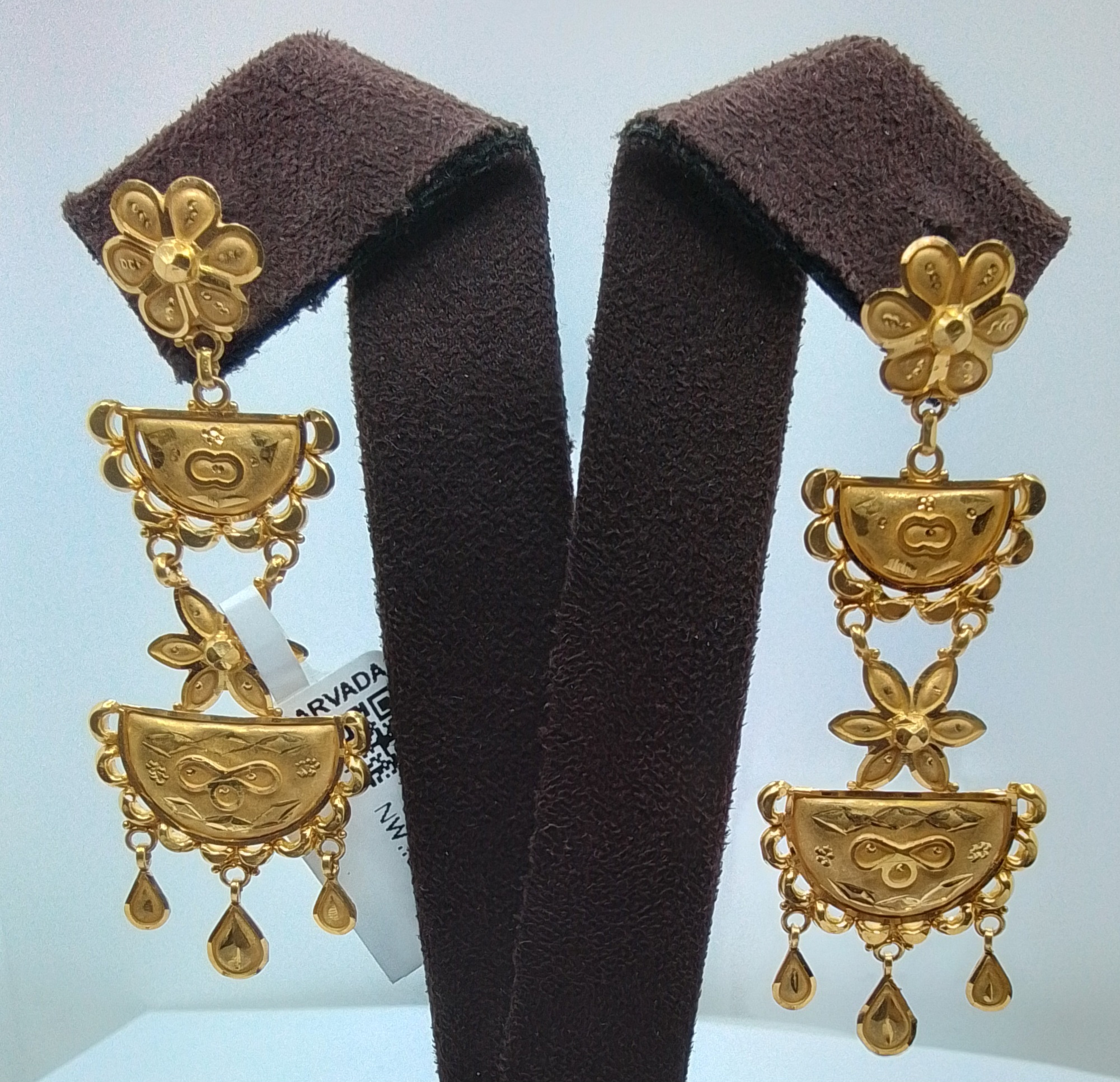 22kt Gold Earrings - Sarvada Jewellers Ranchi