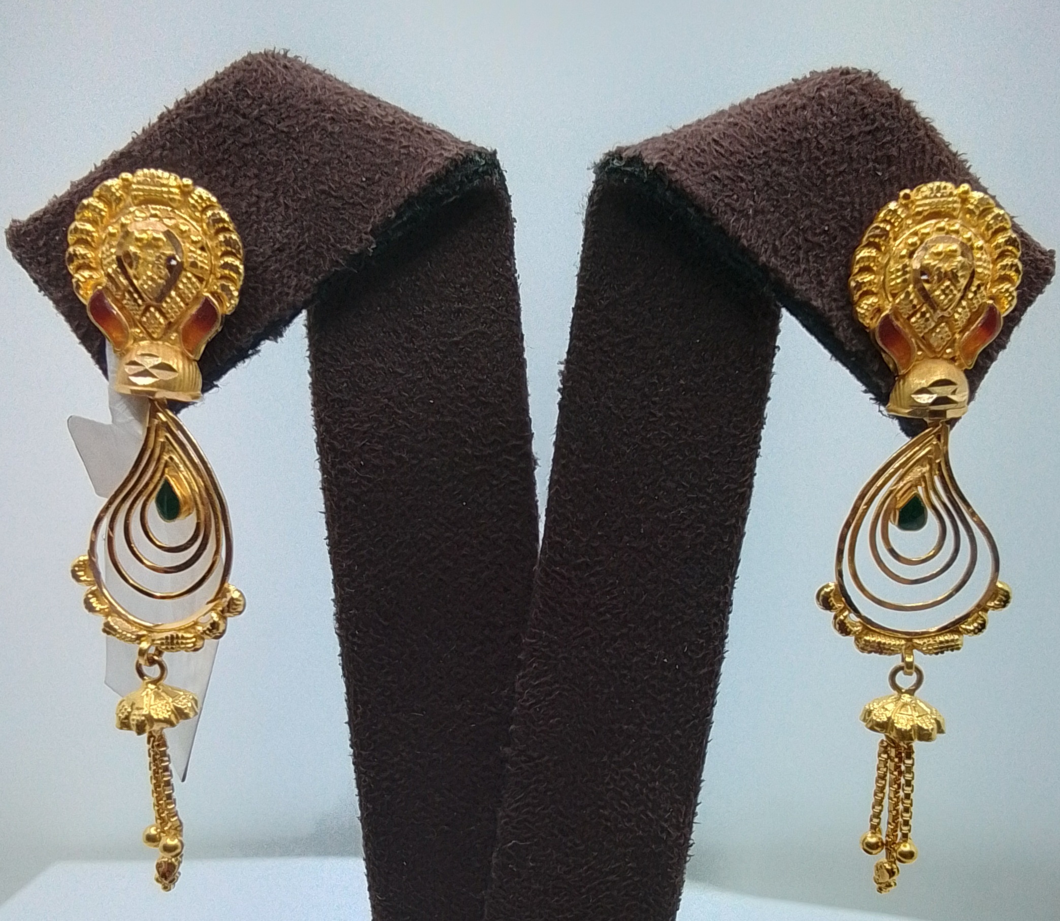 22kt Gold Earrings - Sarvada Jewellers Ranchi