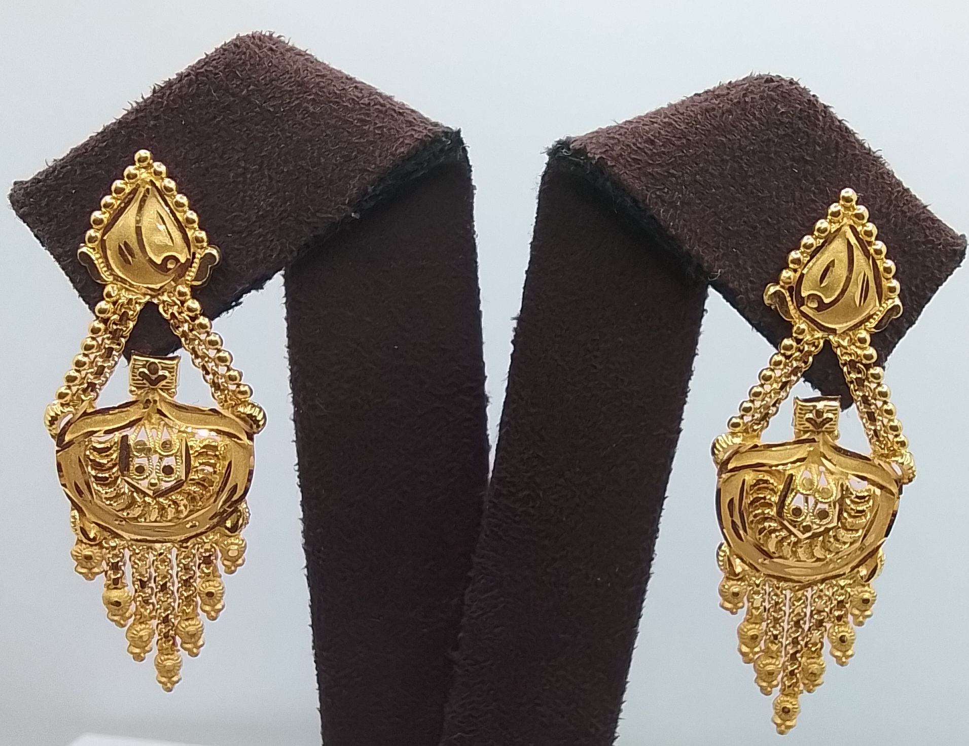 22kt Gold Earrings - Sarvada Jewellers Ranchi