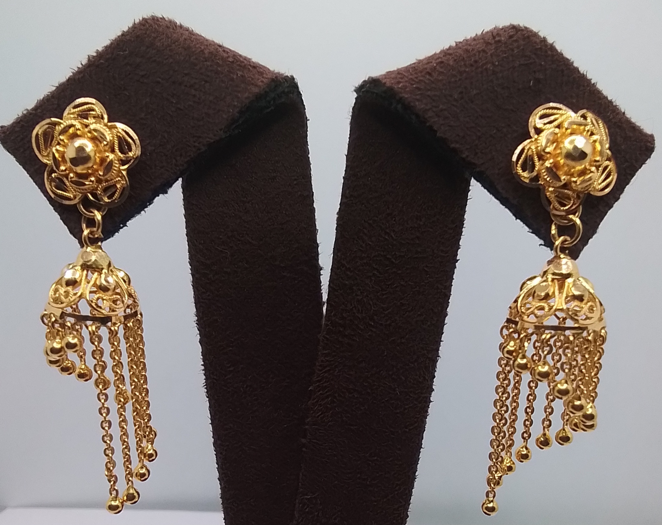 Gold Earrings - Sarvada Jewellers Ranchi