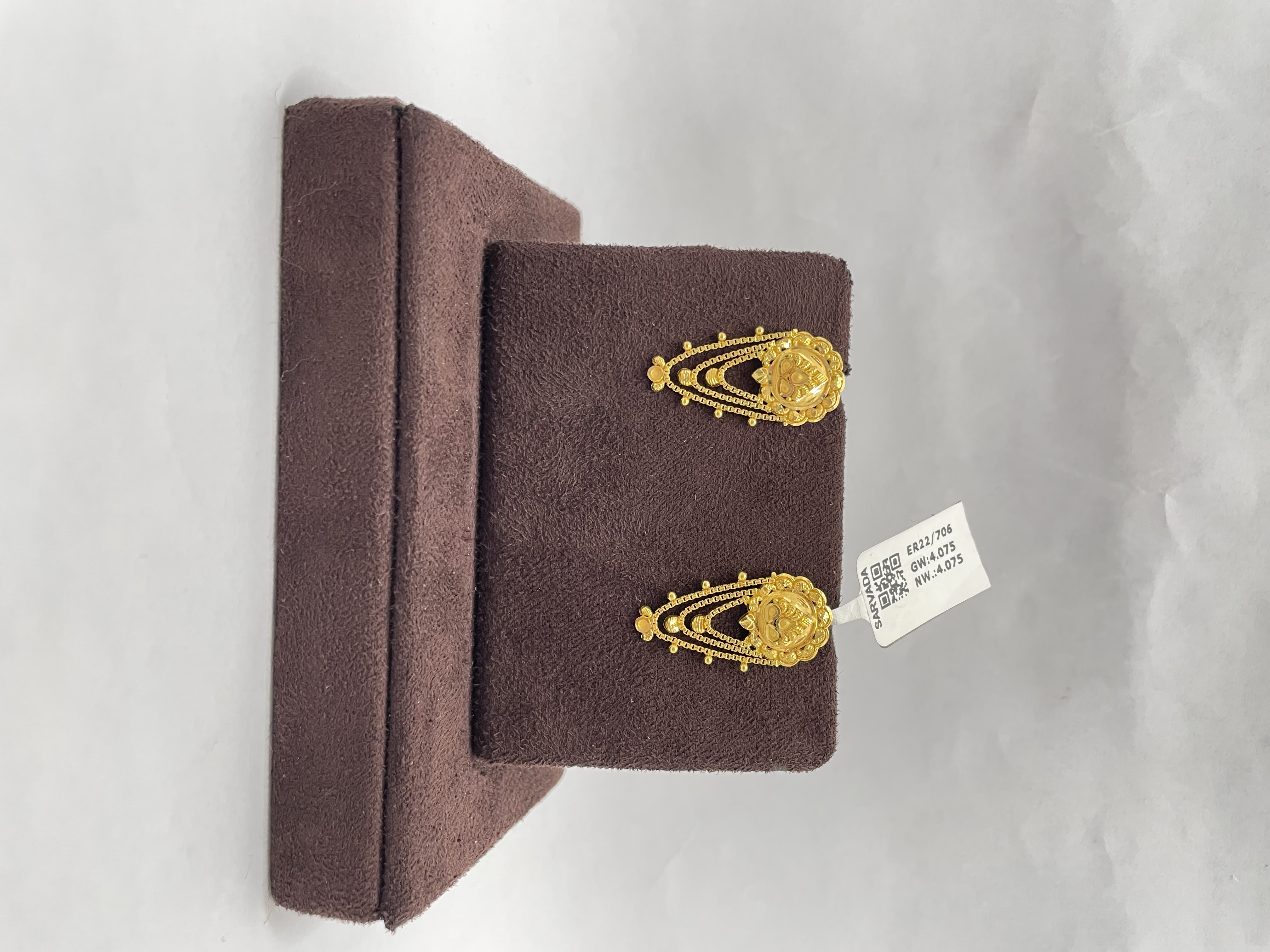 22kt Gold Earrings - Sarvada Jewellers Ranchi