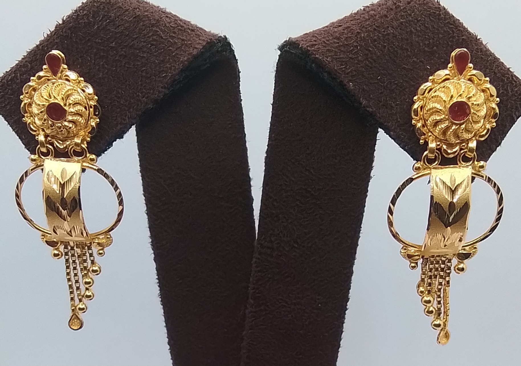 Gold Earrings - Sarvada Jewellers Ranchi