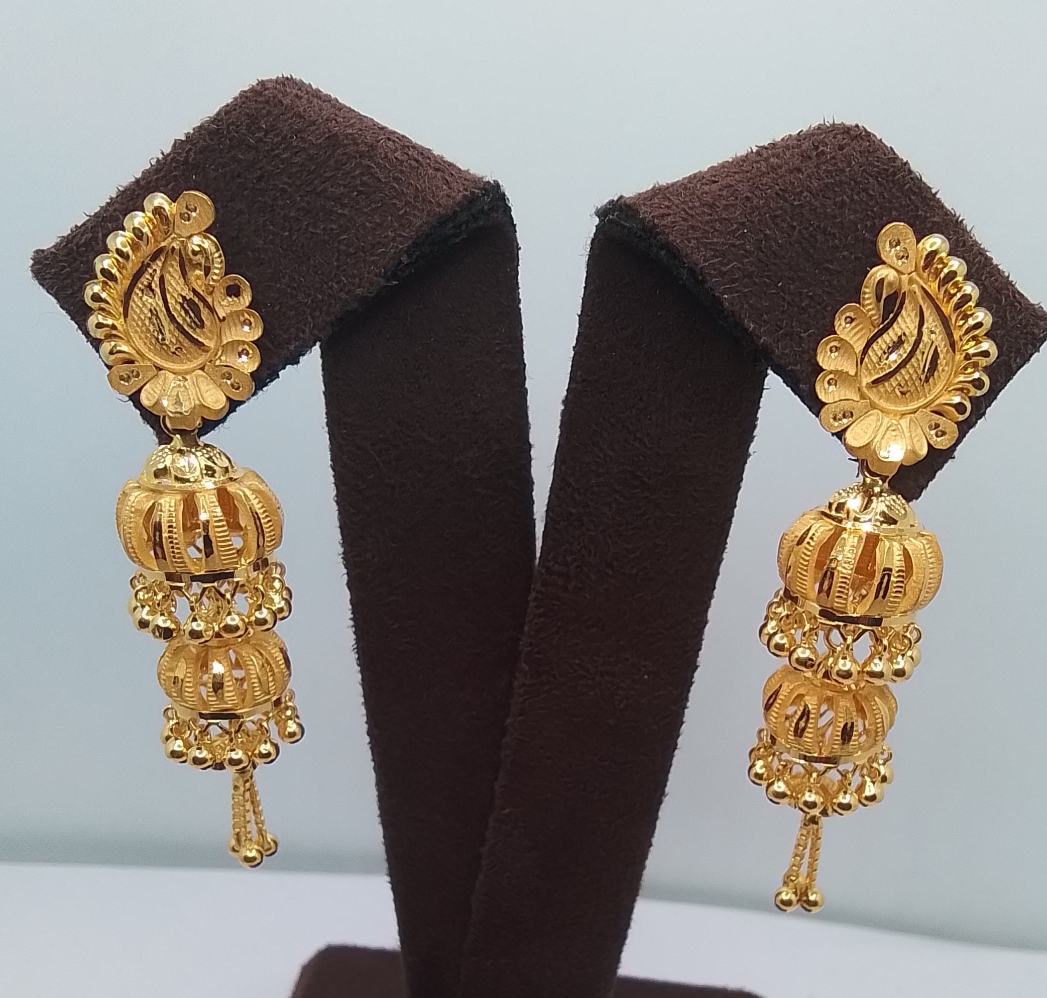 Gold Earrings - Sarvada Jewellers Ranchi