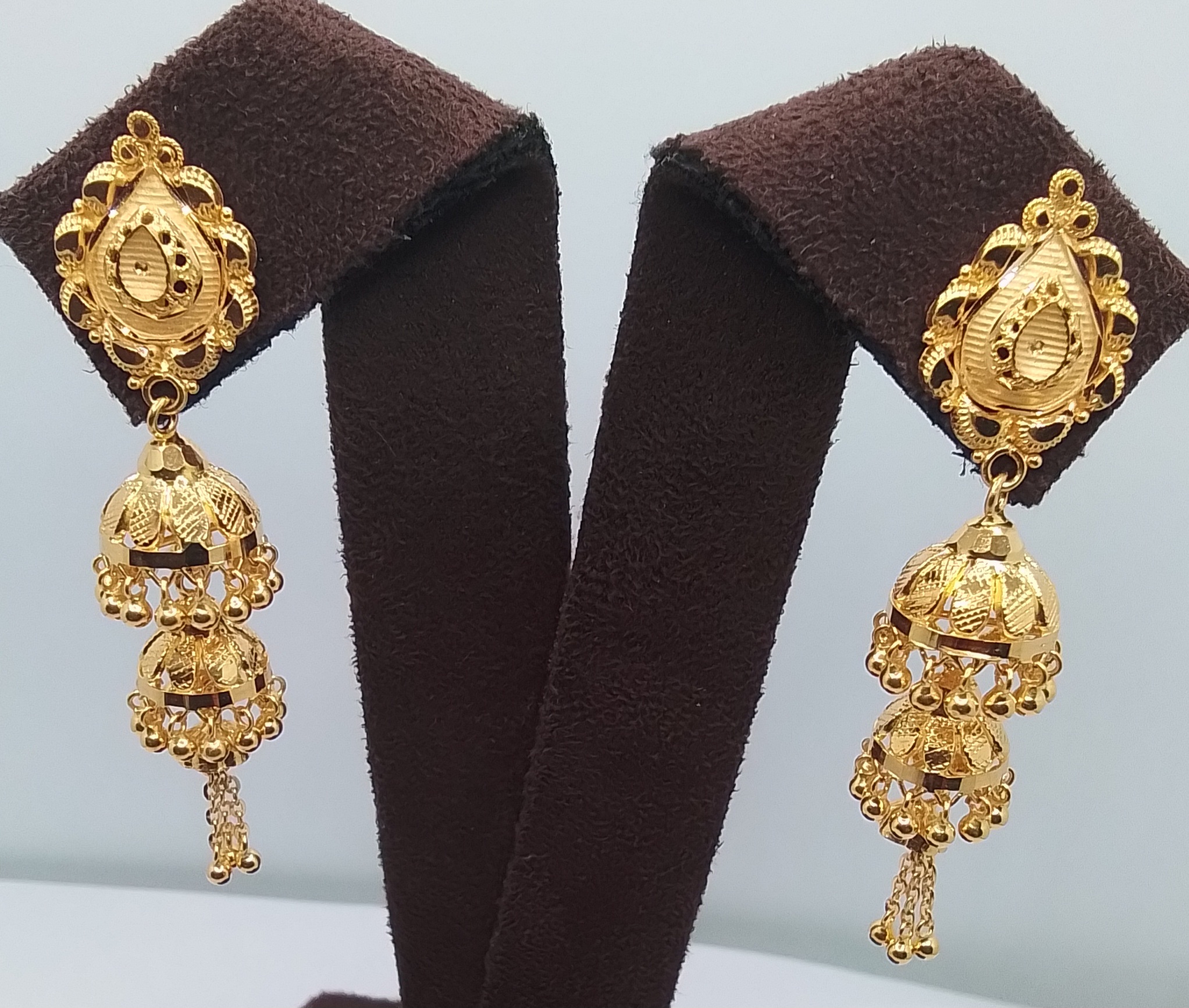 Gold Earrings - Sarvada Jewellers Ranchi