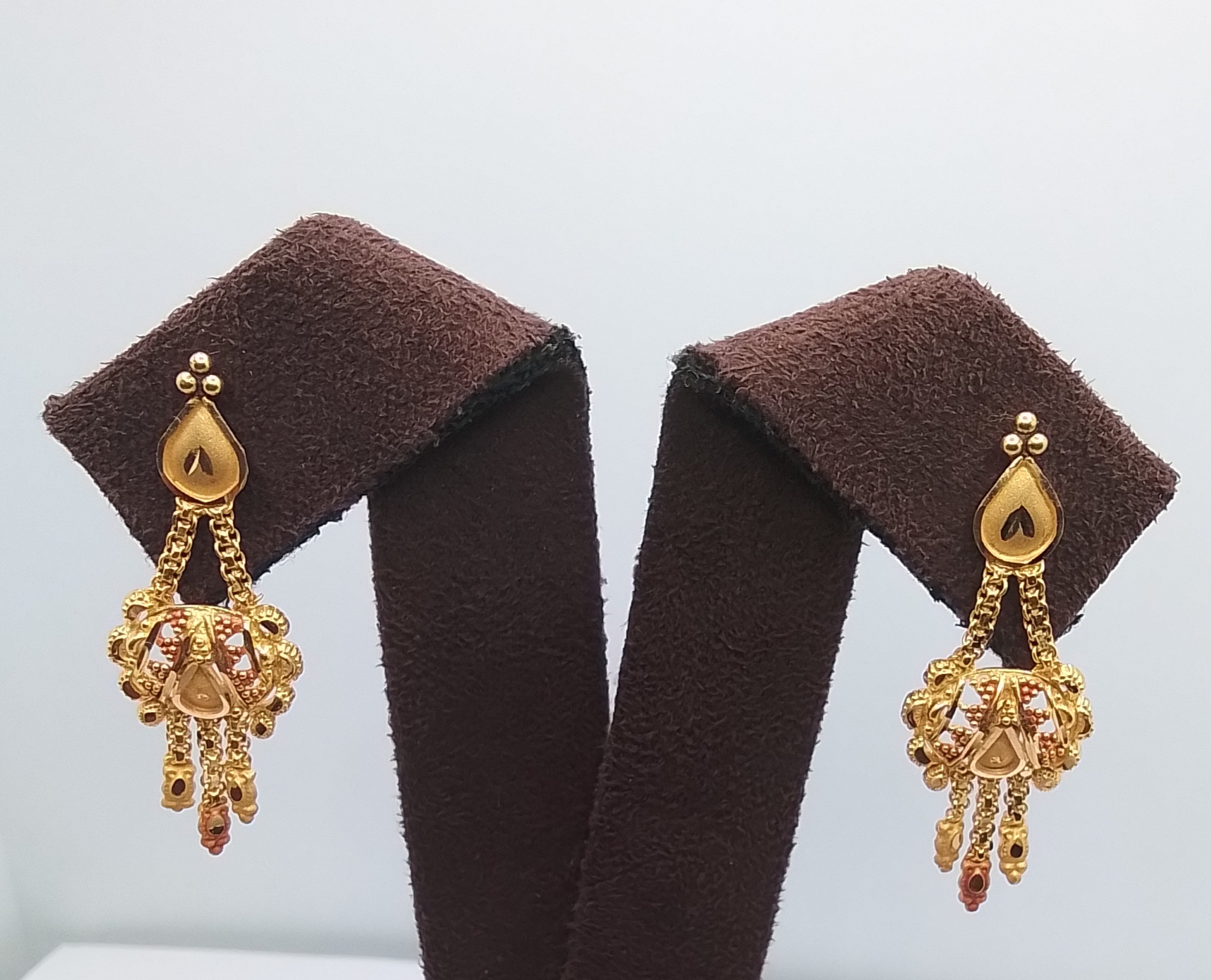 Gold Earrings - Sarvada Jewellers Ranchi